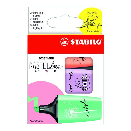 stabilo mini pastel highlighters price