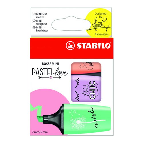 stabilo boss mini highlighters